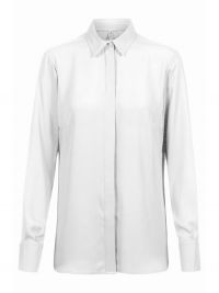 Chiffon Bluse Weiß